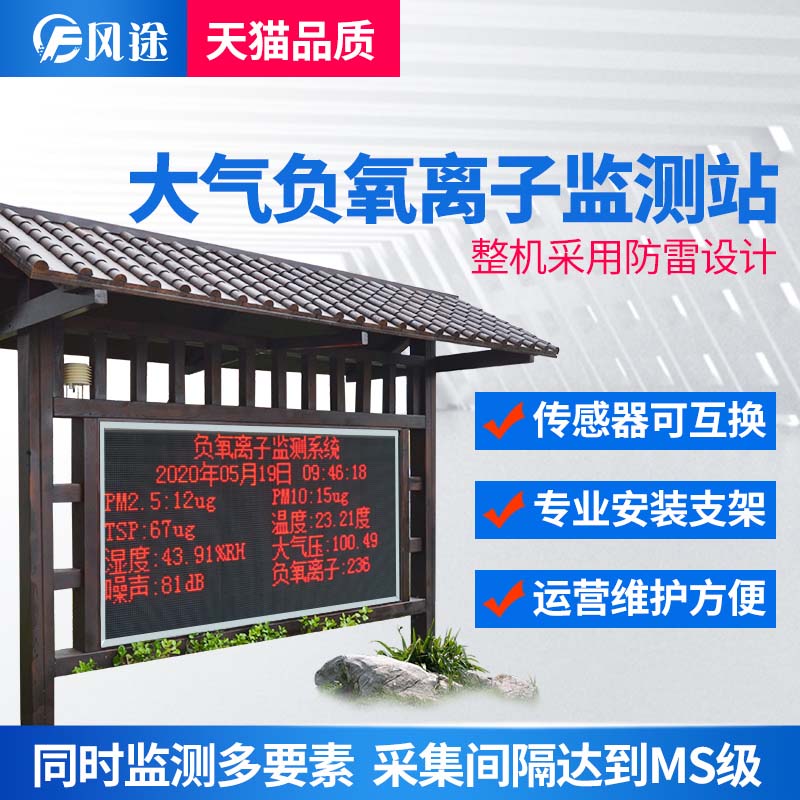 在線負氧離子檢測系統(tǒng)，兼具美學的生態(tài)監(jiān)測站